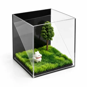 Personalized Pet Hologram Display Box for Smartphone, angled view